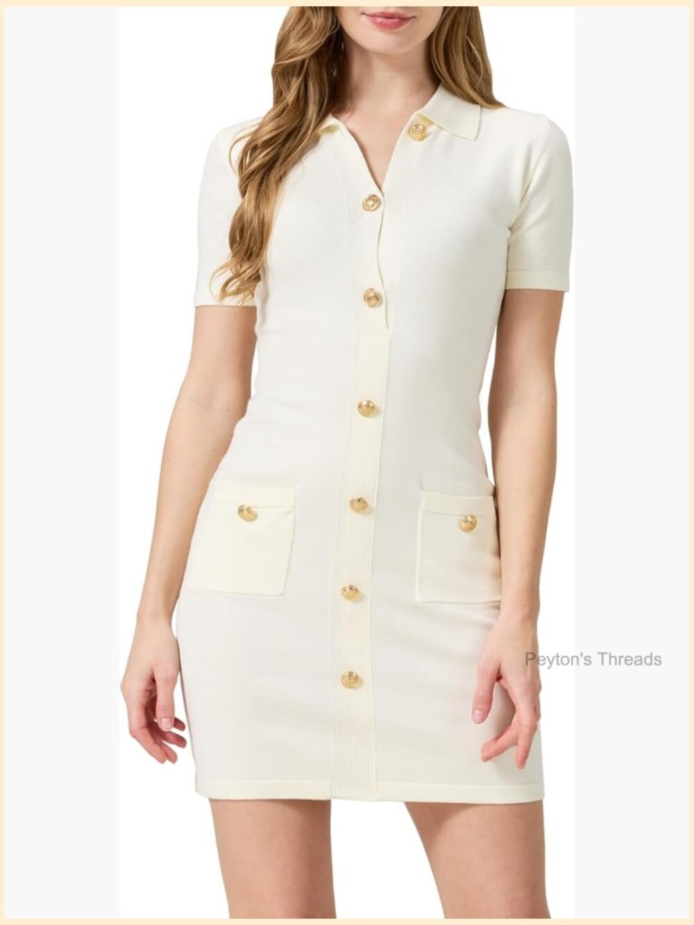 Short Sleeve Mini Sweater Dresses for Women Fitted Work Summer Dress Business